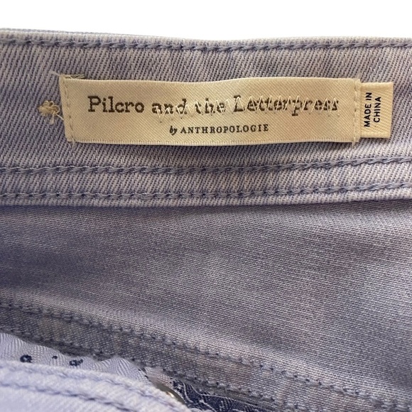 NWT Pilcro and The Letterpress Slim Straight Ankle Jeans. Size 26 Anthropologie - Picture 9 of 12